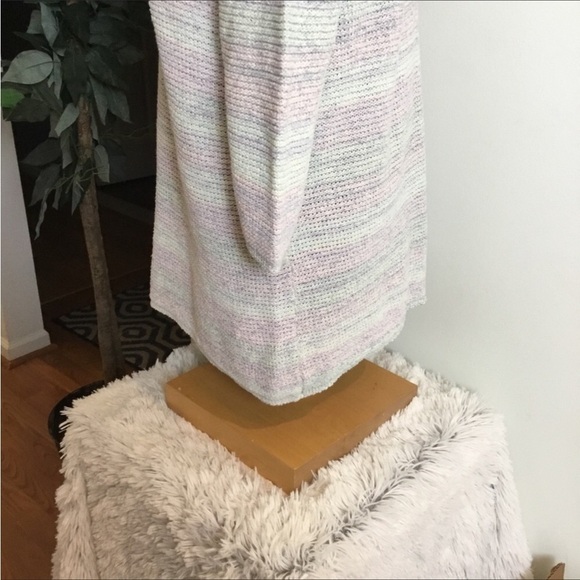 J Jill sweater Womans large heavier weight multi color 3/4 sleeve crew n… - Picture 5 of 12